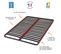 Matelas Mousse + Sommier Métal C39 140x190 Morgan - Hauteur 17 Cm - Soutien Ferme