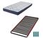 Matelas Mousse + Sommier Métal C39 90x200 Melior - Hauteur 20 Cm - Soutien Ferme