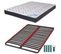 Matelas Mousse + Sommier Métal C39 140x190 Melior - Hauteur 20 Cm - Soutien Ferme