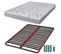 Matelas Mousse + Sommier Métal C39 120x190 Maryland - Hauteur 20 Cm - Soutien Ferme