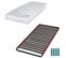 Matelas Mousse + Sommier Métal C39 90x190 Marly - Hauteur 15 Cm - Soutien Ferme