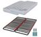 Matelas Mousse + Sommier C39 2x90x190 Montana - Hauteur 18 Cm - Soutien Équilibré