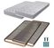 Matelas Mousse + Sommier Métal C224 2x90x190 Maryland - Hauteur 20 Cm - Soutien Ferme