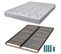 Matelas Mousse + Sommier Métal C224 140x190 Maryland - Hauteur 20 Cm - Soutien Ferme