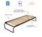 Lit Gigogne + Matelas Morgan - 90x190 - Mousse - 20 Lattes Bois - Gain De Place