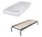 Lit Gigogne + Matelas Marly - 90x190 - Mousse - 20 Lattes Bois - Gain De Place