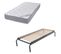 Lit Gigogne + Matelas Wave - 90x190 - Mousse - 20 Lattes Bois - Gain De Place