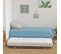 Sommier Gigogne + Matelas Morgan - 90x190 - Mousse - 20 Lattes Bois - Gain De Place