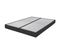 Sommier Tapissier Omega Anthracite 3 2x80x200 Lattes Bois - H.15 Cm - Made In France