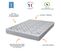 Sommier Démontable Surélevé Kit27 + Matelas Maryland - 40 Lattes Bois - Gain De Place