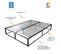 Sommier Démontable Surélevé Kit27 + Matelas Maryland - 40 Lattes Bois - Gain De Place