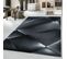 Reflet - Tapis À Motifs Géométrique - Noir 140 X 200 Cm