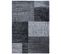 Geo - Tapis Géométrique à Carreaux - Anthracite Et Gris 080 X 300 Cm