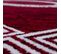 Ispa - Tapis Baroque Rouge Et Blanc 200 X 290 Cm