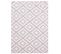 Scandinave Tapis Nordic à Losanges - Rose Et Blanc 200 X 290 Cm