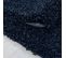 Shaggy - Tapis Uni à Poils Longs - Bleu Foncé 200 X 290 Cm