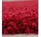 Shaggy - Tapis Uni Rond - Rouge 200 X 200 Cm