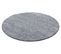 Shaggy - Tapis Uni Rond - Gris Clair 200 X 200 Cm