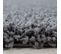 Shaggy - Tapis Uni Rond - Gris 200 X 200 Cm