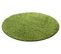 Shaggy - Tapis Uni Rond - Vert 200 X 200 Cm