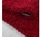 Shaggy - Tapis Uni À Poils Longs - Rouge 160 X 230 Cm