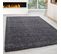 Shaggy - Tapis Uni à Poils Longs - Gris 160 X 230 Cm