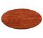 Shaggy - Tapis Uni Rond - Terra 160 X 160 Cm