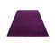 Shaggy - Tapis Uni à Poils Longs - Violet 120 X 170 Cm