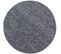 Shaggy - Tapis Uni Rond - Gris 120 X 120 Cm