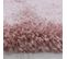 Moelleux - Tapis Cosy Rond à Poils Longs - Rose 160 X 160 Cm