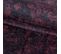 Tapis Kilim Noir Et Violet Lavable En Machine 200x290cm