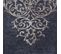 Tapis Baroque Noir Et Beige Lavable En Machine 200x290cm