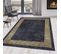 Tapis Noir Et Gold Lavable En Machine 140x200cm