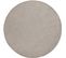 Tapis Rond Uni De Salon Chambre Relax Sobre Et Epuré - Beige 120 X 120 Cm