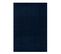 Tara - Tapis Uni Bleu à Relief Chevron 120x160cm