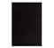 Tara - Tapis Uni Noir à Relief Chevron 80x150cm