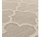 Tapis Effet Jute Naturel Alhambra Beige 160 X 230 Cm