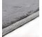 Tapis De Fourrure Velours Gris 160x230cm