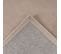 Tapis De Fourrure Velours Beige Taupe 120x170cm