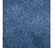 Tapis à Poils Longs Rond Softy Bleu 160x160cm