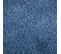 Tapis à Poils Longs Rond Softy Bleu 120x120cm