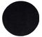 Tapis à Poils Longs Rond Softy Noir Anthracite 200x200cm