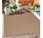 Tapis De Salon Aspect Jute Naturelle Beige 200x290cm