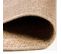 Tapis Rond Naturel Aspect Jute Beige Crème 200x200cm