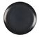 Assiette Plate Noire Avec Eclat 27cm Par Boite De - 6