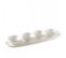 Sce 4 Coupelles Blanc Flash Or Sur Plateau 41cm