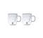 Set 2 Tasses Double Paroi Etoile Doree 250ml