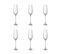 Flute Champagne Waterfall-lot De 6