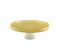 Plateau Jaune Sur Pied Blanc 28cm - Citron