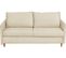 Canapé 3 Places Convertible En Velours De Luxe Sanremo, Couchage Quotidien, Beige